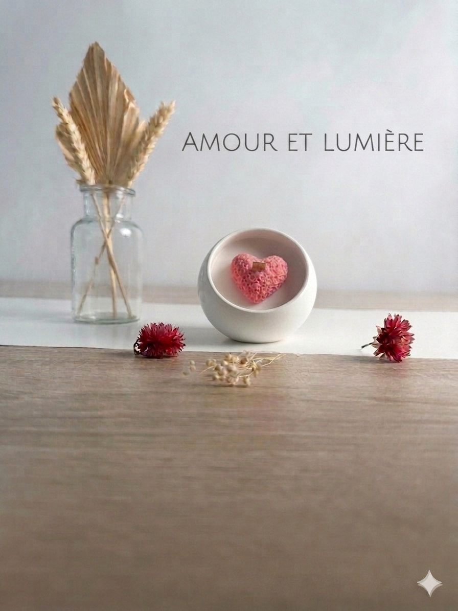 Bougie Végétale Mon coeur
