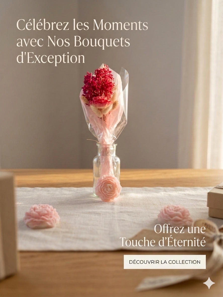 Bouquet Fondant Jolie Pivoine